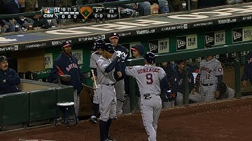 Astros launch five home runs