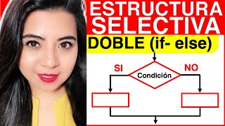 DOUBLE IF ELSE SELECTIVE STRUCTURE (FLOWCHART of the if-else statement)