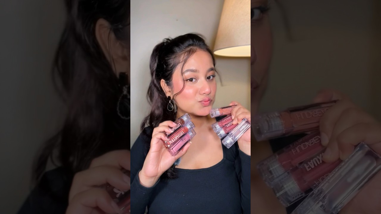 Trying Huda Beauty Faux Filler Lip Glosses🤌🏻 