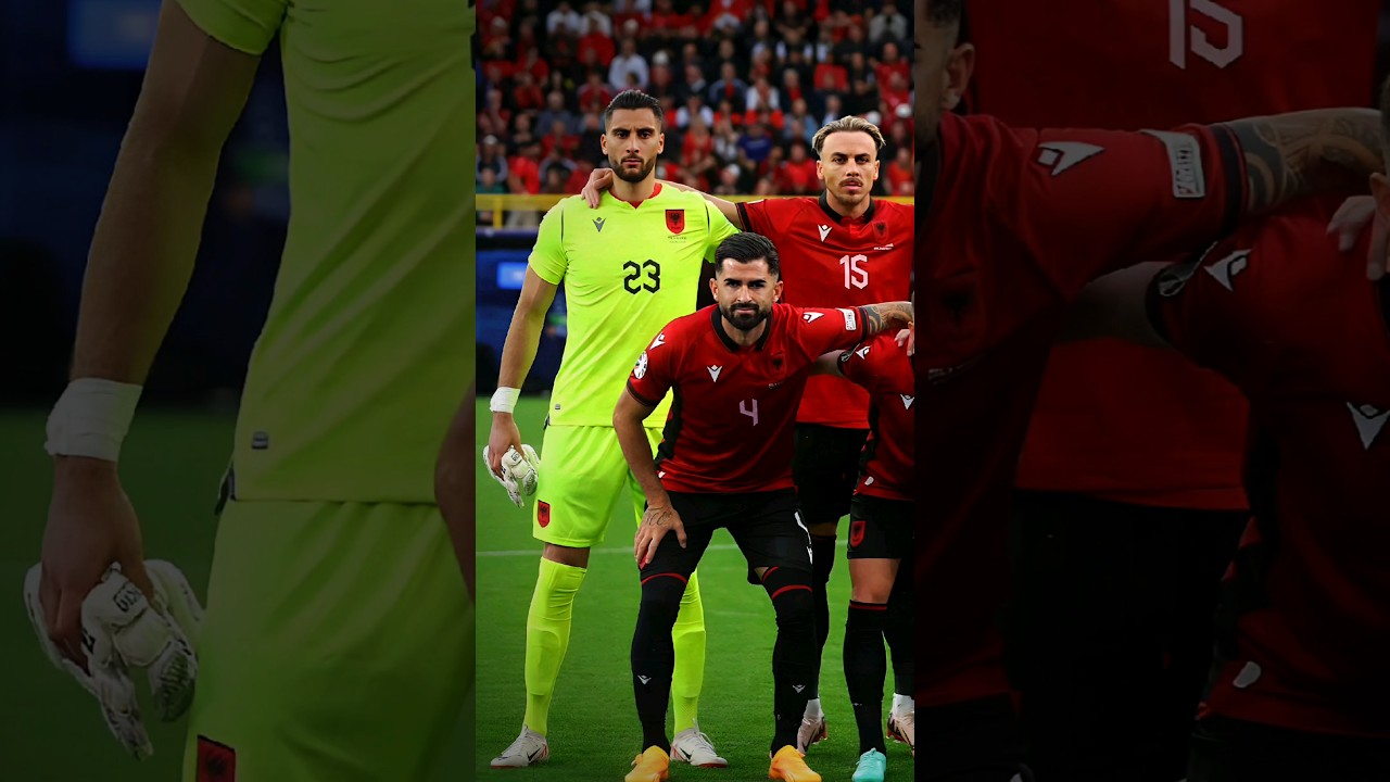 Albania 🇦🇱 Squad Euro 2024 Vs Italy 1:2 Where Are They From? #albania #euro #squad #football #shorts