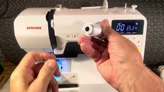 THREAD YOUR MACHINE CORRECTLY (Janome JW8100) & use the right bobbin (video 327)