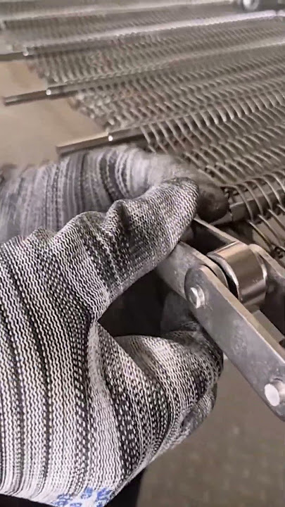 Conveyor belt chain production process