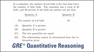 Algebraic word translations: GRE quantitative reasoning practice question#16