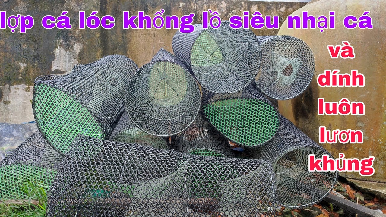 cách làm lợp cá khổng lồ nhại cá, dễ làm #fishtrap