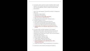 POST TEST ATLS 2022 20232024 ACTUAL EXAM WITH REAL QUESTIONS EN 100 CORRECT AND VERIFIED ANSWERSA GR