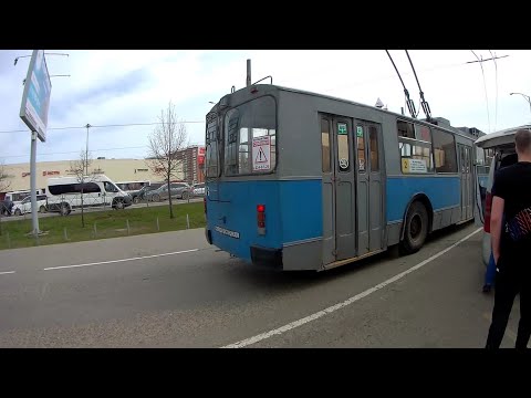 (Краснодар) Троллейбус №2 Торгово-развлекательный комплекс "Красная площадь" - ЖД вокзал Краснодар 1