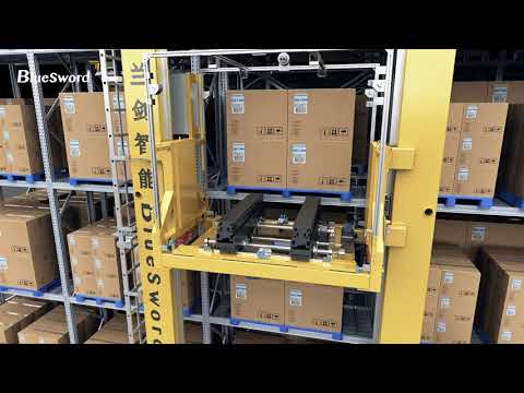 45-Meter-High Pallet Stacker Crane - BlueSword
