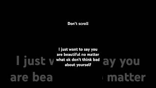 Don’t scroll and please like