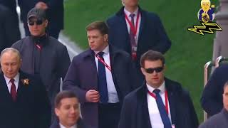 PUTIN + Russian SECRET SERVICE IN ACTION - VICTORY PARADE 2025 - FAKE ARMS - BODYGUARDS