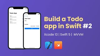 Build a Todo app in Swift using Realm (for Beginners) #2 - Build the Home Screen | Xcode 13, Swift 5