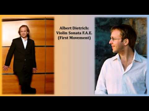 Heime Müller & Tilman Krämer play Albert Dietrich: Violin Sonata F.A.E. (First Movement)