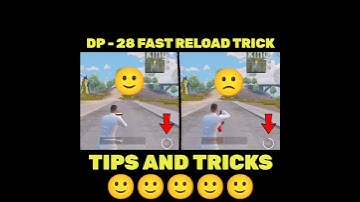 DP-28 FAST RELOAD TRICK IN BGMI || HOW TO RELOAD DP-28 FASTEST || #shorts #bgmishorts