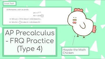 AP Precalculus - FRQ Type 4: Symbolic Manipulations (Non-calculator Active) | Chicken Math