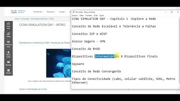 CCNA SIMULATION DAY - CURSO INTRO - CAP 1 - EXPLORE A REDE