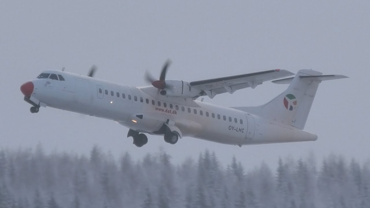 Danish Air Transport ATR 72-200 OY-LHC at Tampere-Pirkkala