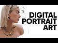 My Painting Process for Digital Portraits