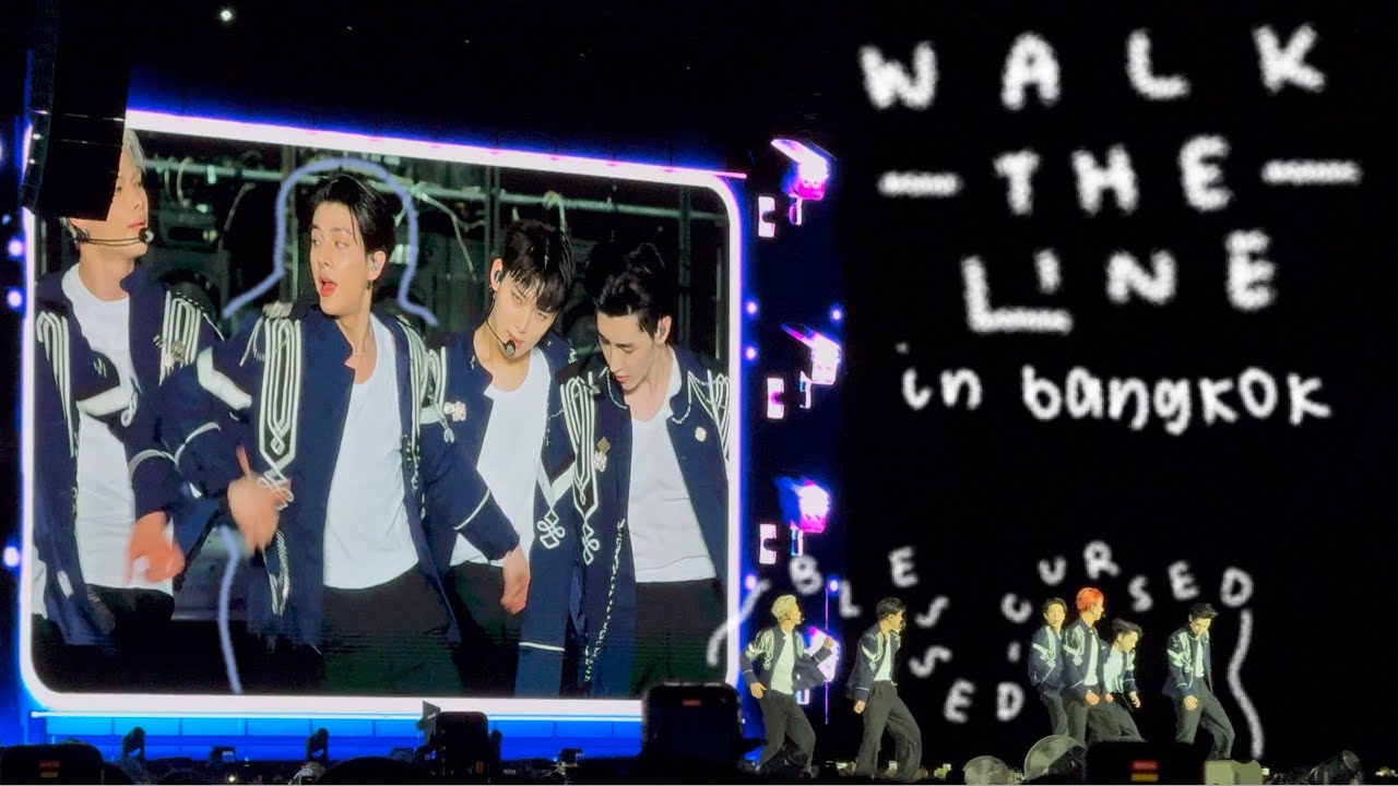 [4K60] ENHYPEN BLESSED-CURSED 엔하이픈 WALK THE LINE IN BANGKOK 250621