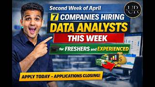 7 Data Analytics &amp; AI Jobs April 2026 | Fresher + Experienced | Apply Now