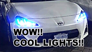 FT86 Club Vancouver January meet, cars doing donuts!