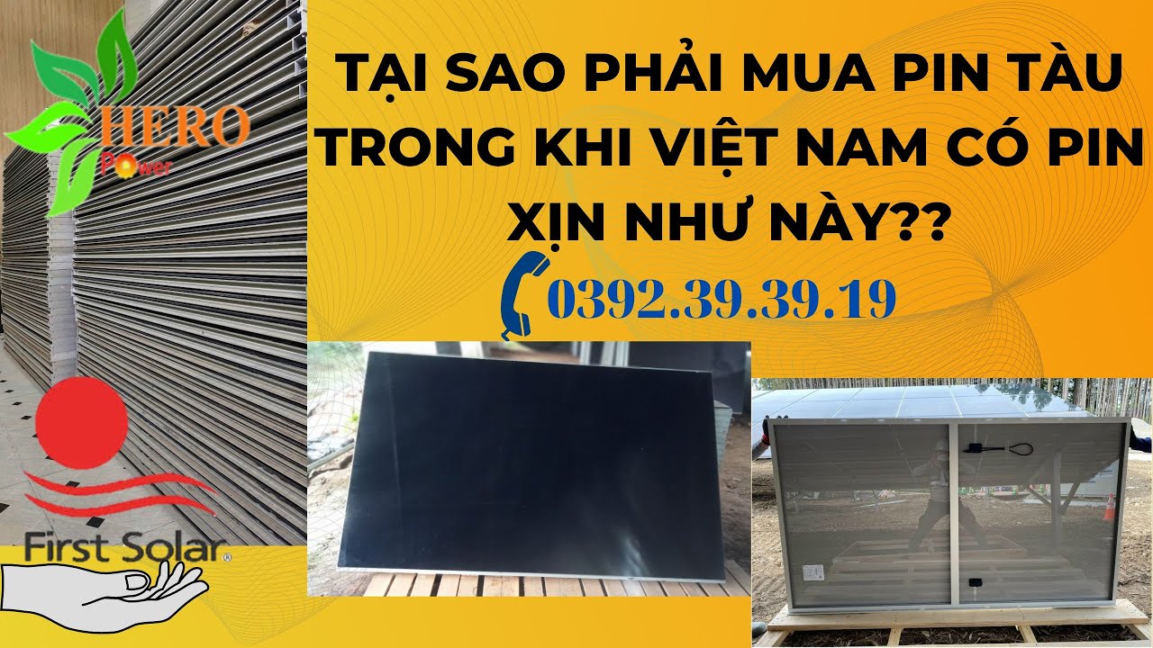 TẠI SAO PHẢI MUA PIN TÀU TRONG KHI VIỆT NAM CÓ PIN XỊN... - youtube