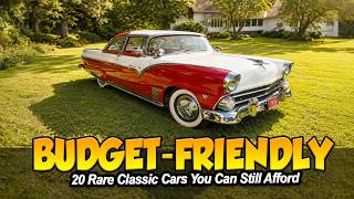 Budget-Friendly! 20 Rare Classic Cars You Can Still Afford