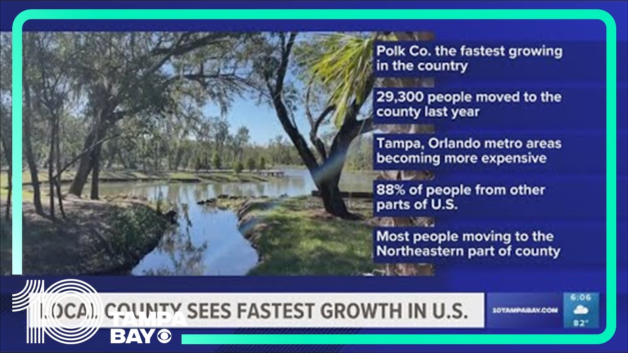 Polk County, known for its citrus, among the top destinations for US movers in 2023