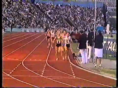 Zola Budd 'world record' 2000 metres