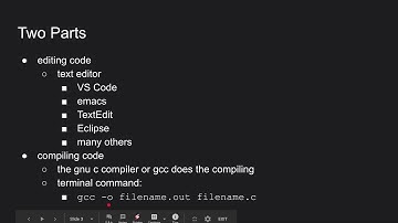Compiling C code from the terminal on a Mac