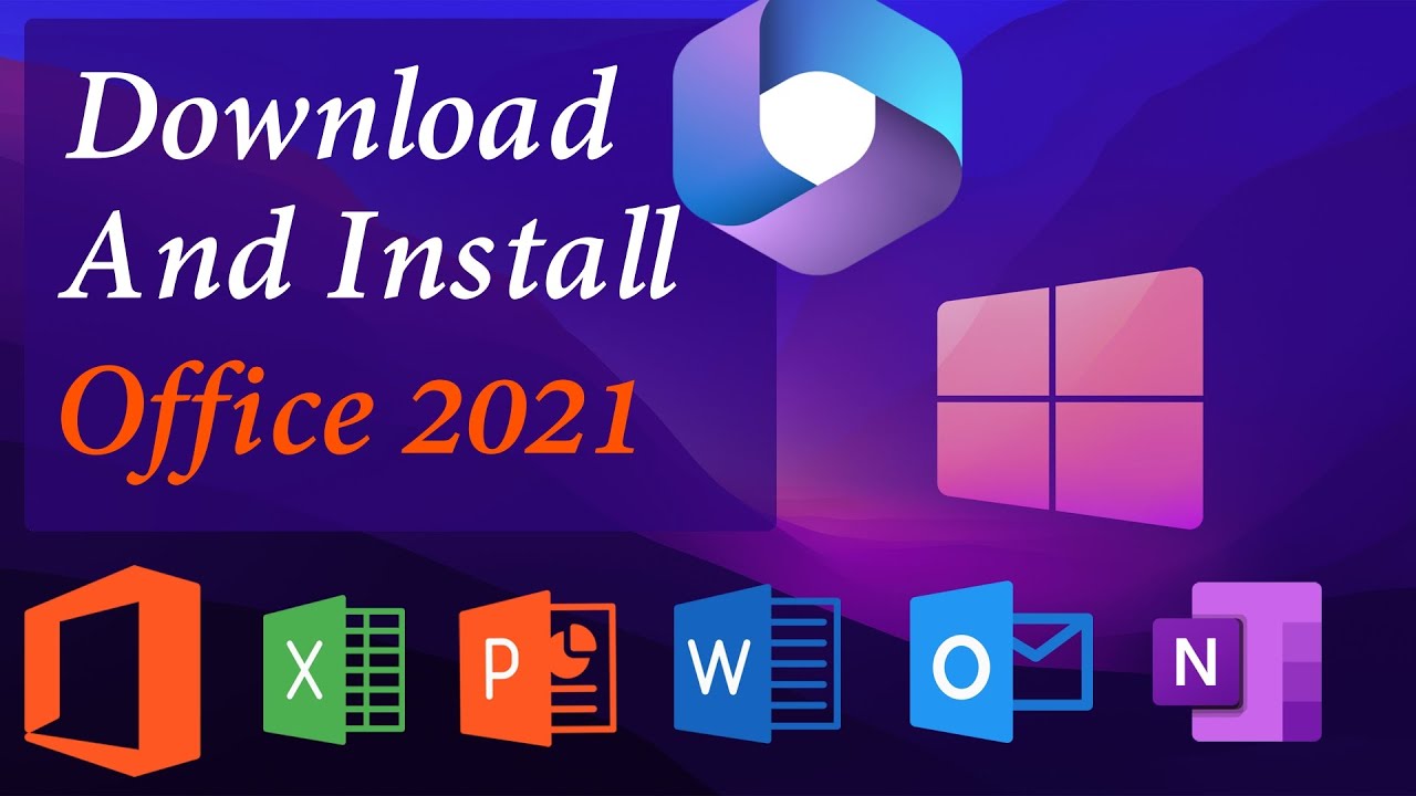 Download and install Original Office Profressional 2021 for free  Step by Step Guide