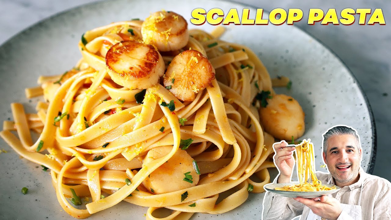 How to Make SCALLOP PASTA Like an Italian | Vincenzo