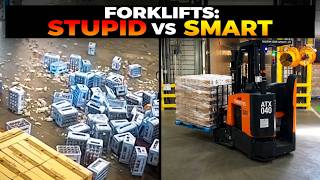 Stupid Moves Lucky Escapes & Future Forklifts #ForkliftSafety #SmartMachines #forklifts #warehouse