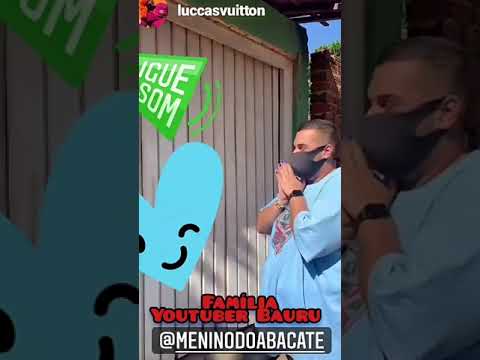 Recebemos a visita de                 LUCAS VUITTON ) em nossa casa  FAMÍLIA YOUTUBER BAURU