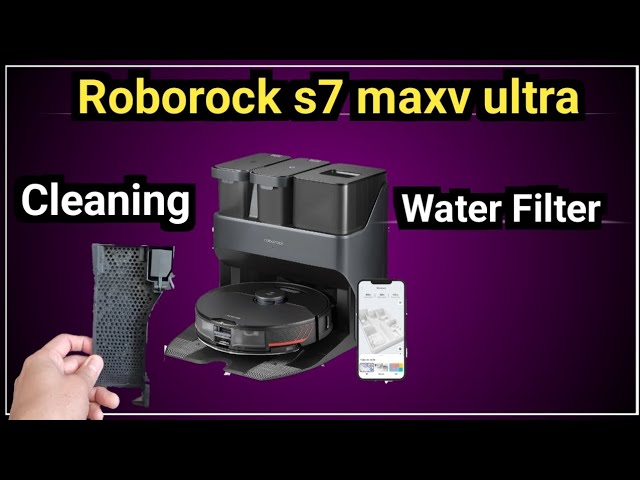 Roborock S7 MaxV Ultra  Cleaning Water Filter #roborock #roborocks7Max  #waterfilters 