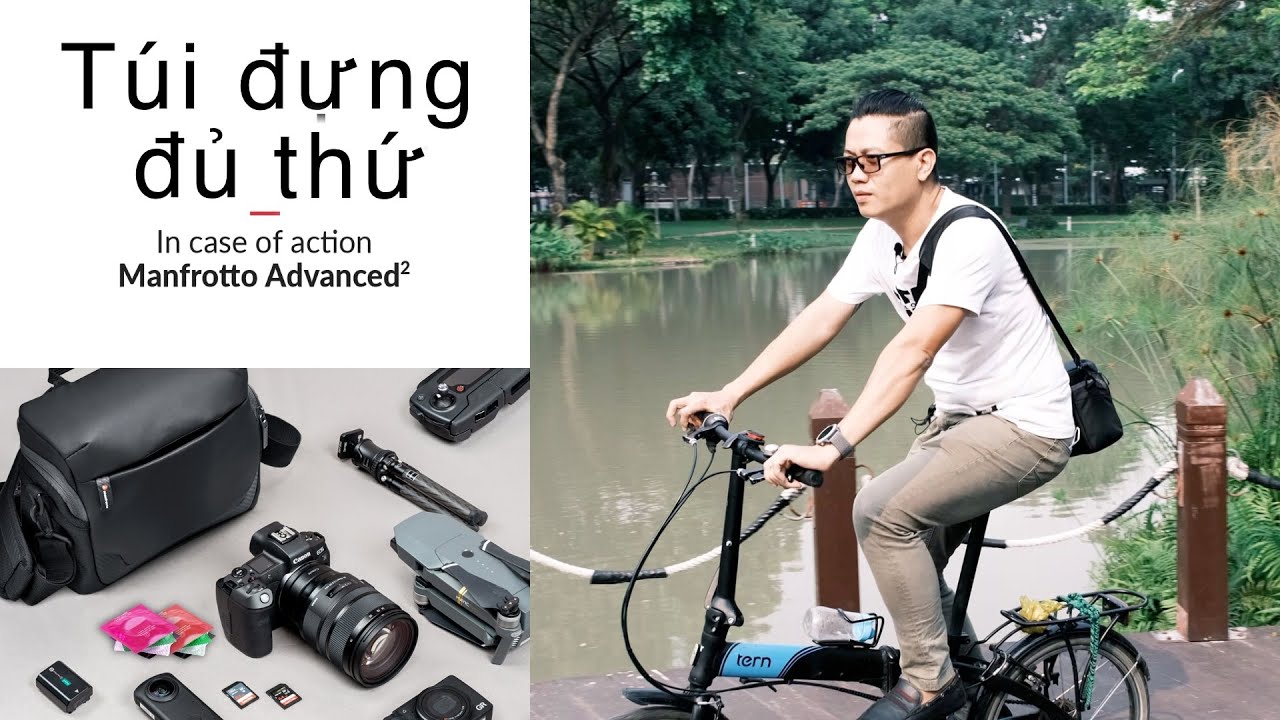 🎥 Túi chéo Manfrotto Avanced2 Shoulder Bag M: Đựng nhiều đồ lắm luôn — Video review, click xem trên YouTube