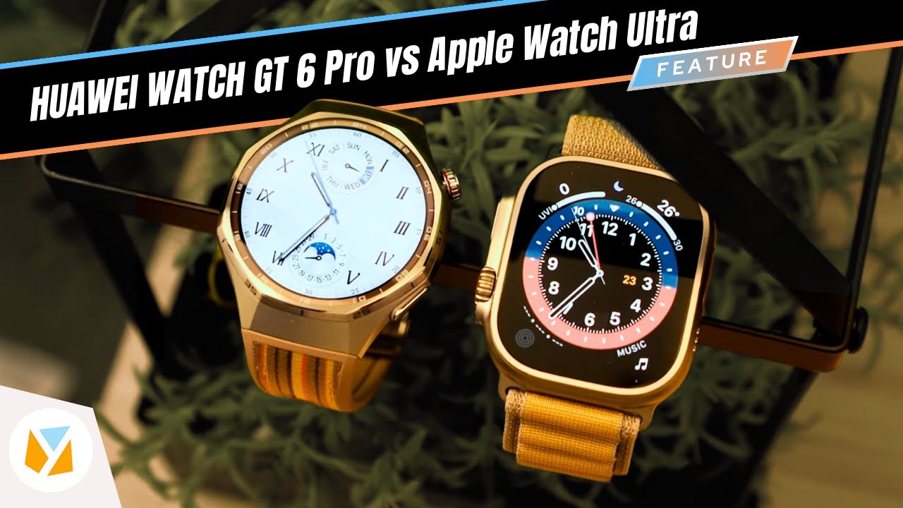 HUAWEI WATCH GT 6 Pro против Apple Watch Ultra | Легче, долговечнее и умнее
