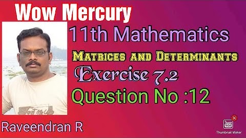 Class 11 Maths / Ex - 7.2 / Q.No. 12 / Raveendran R / tn
