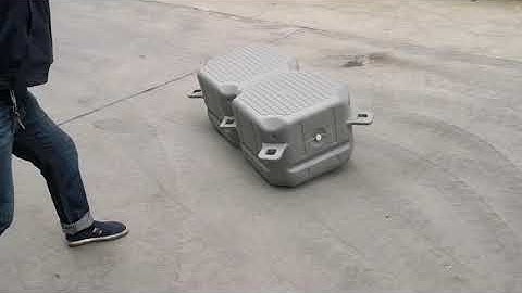 Test of Hisea Dock- modualr floating dock