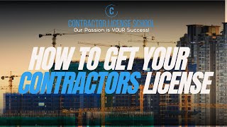 It's Never Been Easier to Get Your Contractors License!