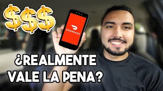 Trabajé de DELIVERY con DOORDASH en una NUEVA CIUDAD!!  ¿Gane más?