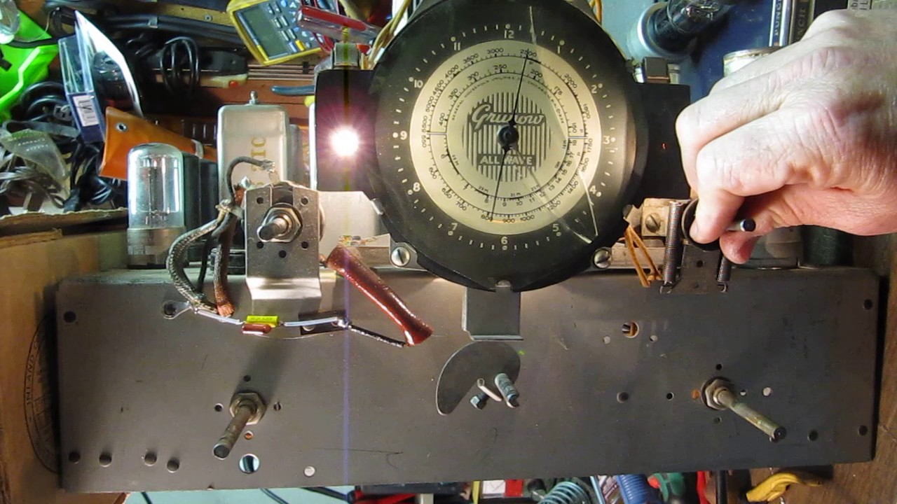 Grunow 871 chassis restoration-first power up.