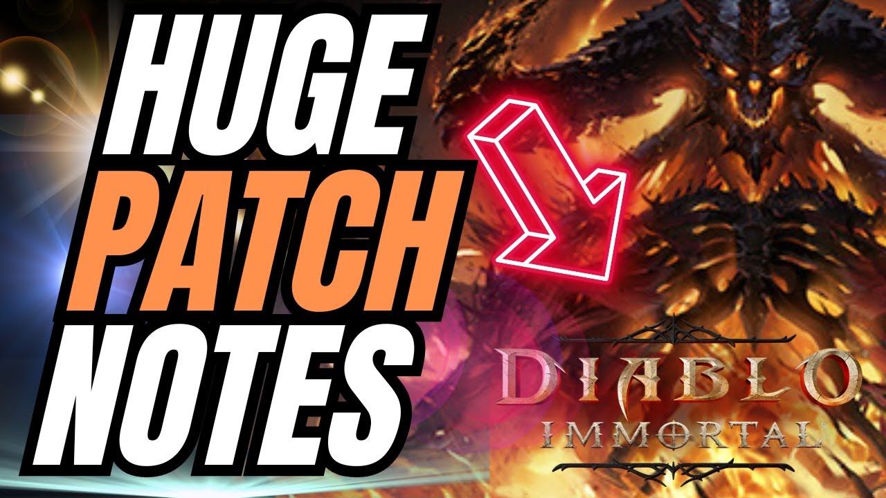 FOV Increase! Class Balance BUFFS & NERFS patch notes!! Diablo