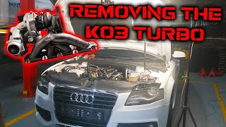 How to REMOVE and INSTALL a K03 Turbo of an Audi A4 B8 2.0T