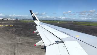 Air New Zealand A321neo - Auckland to Melbourne - Taxi and Takeoff from Auckland | NZ127