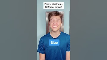 Thumbnail of Sharpe Family SINGS as different COLORS 🟡🔴🔵⚪️🟠🟣🟤 #sharpefamilysingers #shorts TAG - @sia 🌟