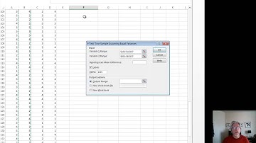 Multiple t-tests in Excel adjusting for Type 1 error
