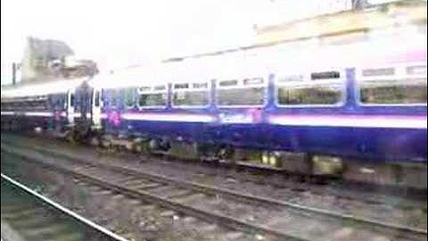 Arrival by train at Glasgow Central Station