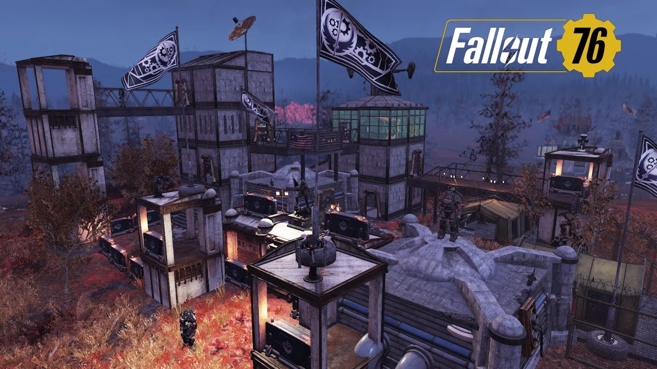 Fallout 76 | Brotherhood Of Steel Camp Theme | Camp Tour