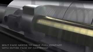 Savage Arms: Floating Bolt Head Design