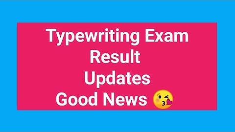 Typewriting February Exam result updates2023#typewritingresult2023 #typewritingfeb#shorthand #shorts