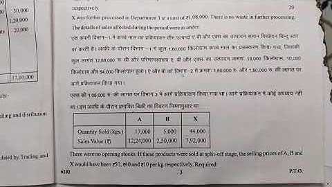 M.com(previous) ABST-1 2021 ADVANCE COST ACCOUNTING RAJASTHAN UNIVERSITY